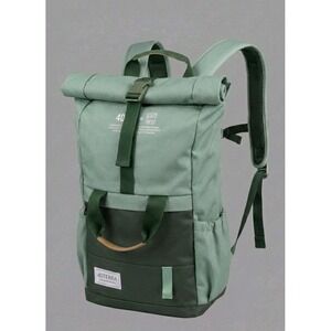 doTERRA Sustainable Backpack Sage Green Recycled Laptop Bag Eco Friendly NWOT
